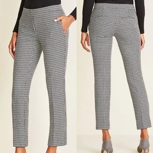 Ann Taylor Houndstooth Ankle Pants